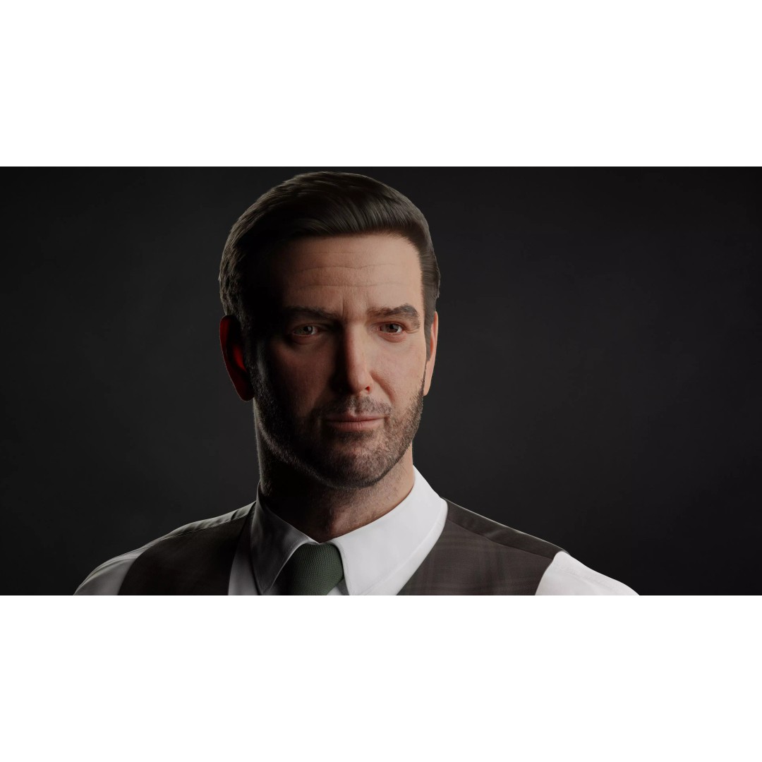George 3D Model – Highly Photorealistic Rigged Character for Animation - View 2