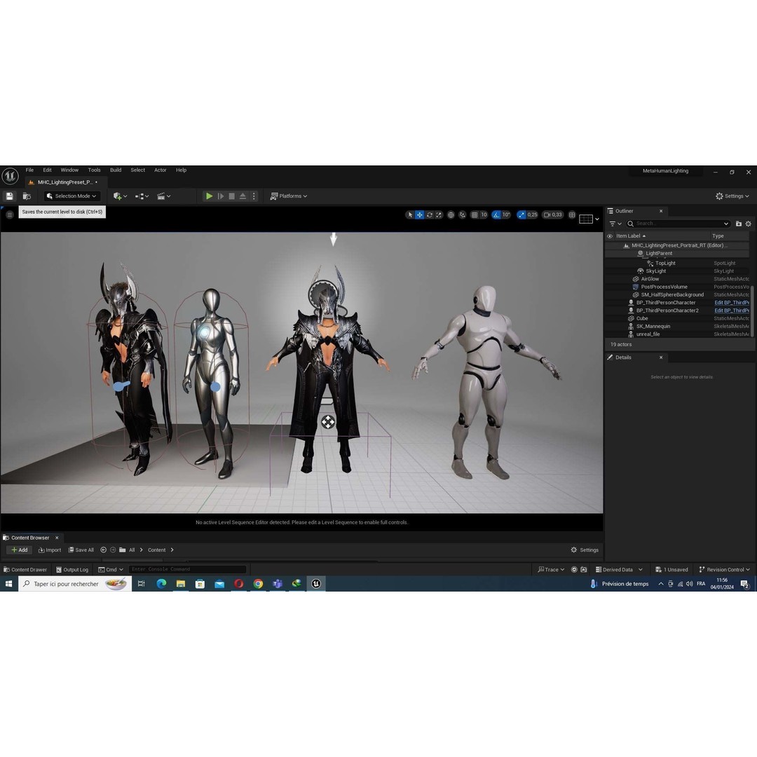 Kali 3D Model – Low Poly Divine Guardian with Ancient Armor, FBX - View 45