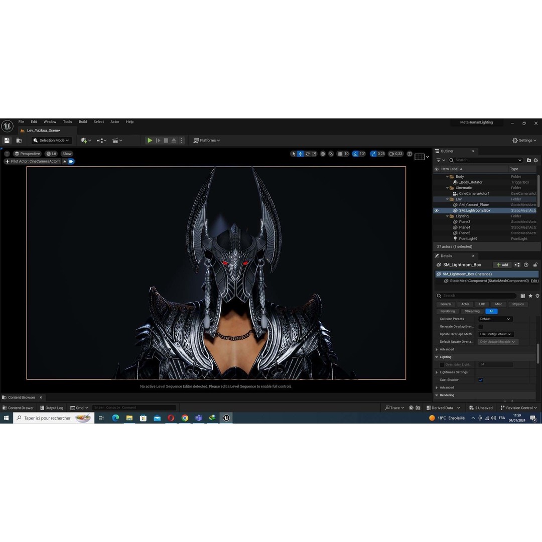 Kali 3D Model – Low Poly Divine Guardian with Ancient Armor, FBX - View 47