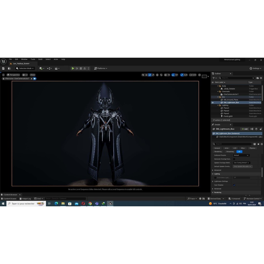 Kali 3D Model – Low Poly Divine Guardian with Ancient Armor, FBX - View 49