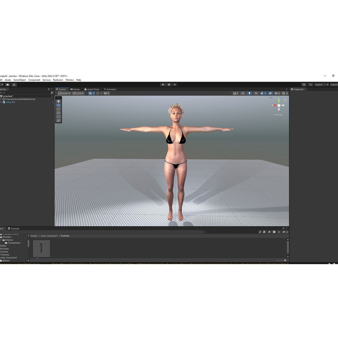 Kali 3D Model – Low Poly Divine Guardian with Ancient Armor, FBX - View 67