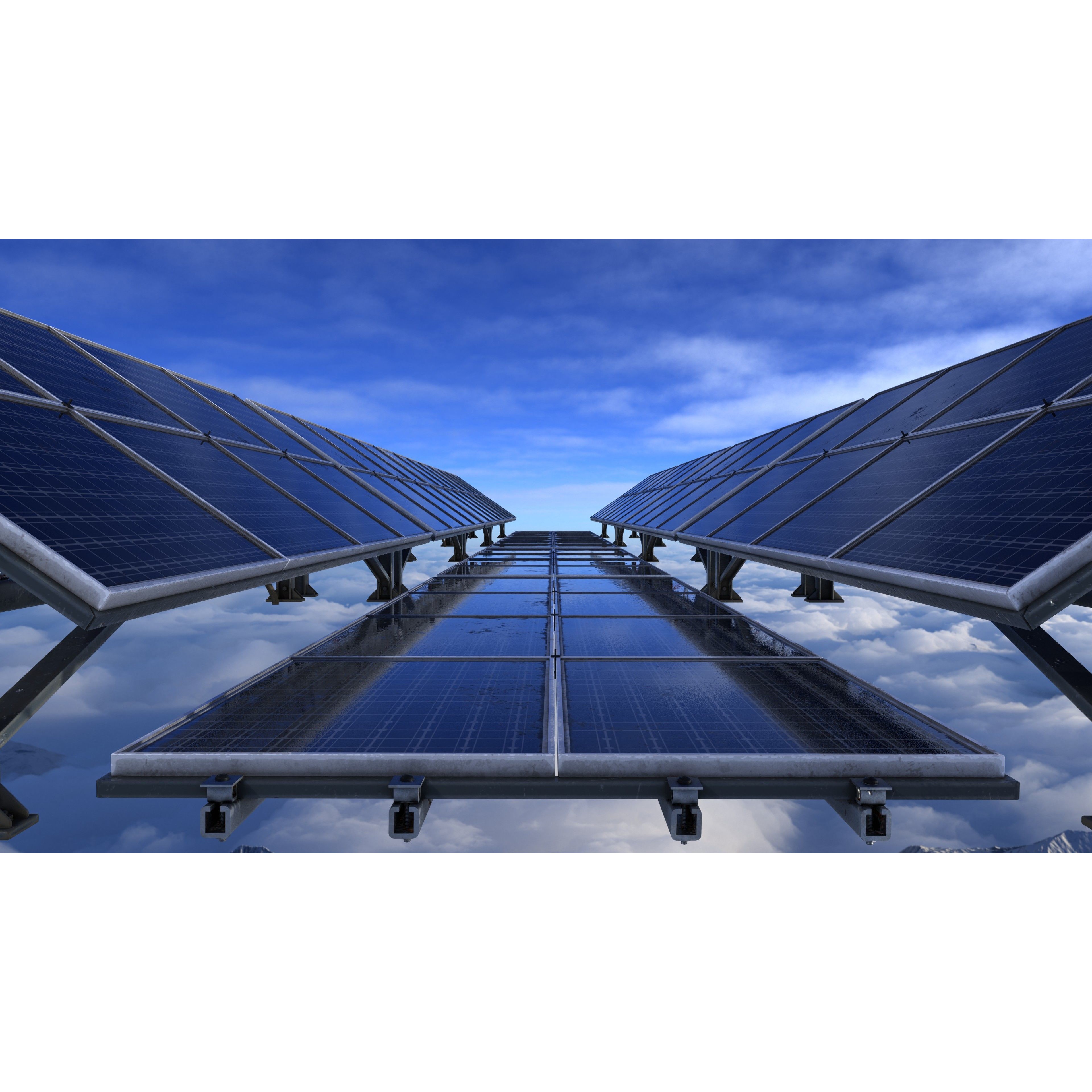Solar Panel - Low-Poly Game-Ready 3D Model - View 18