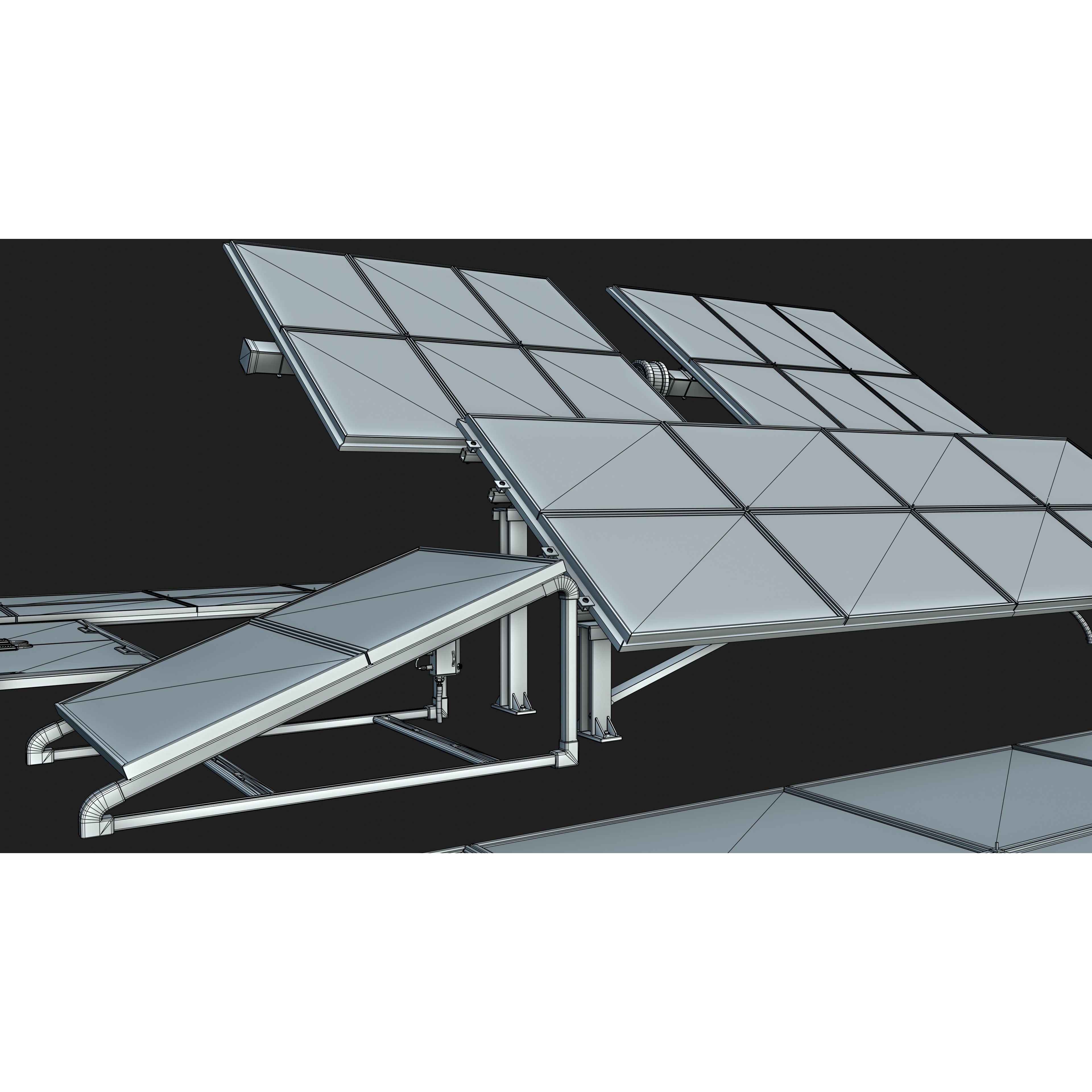 Solar Panel - Low-Poly Game-Ready 3D Model - View 19