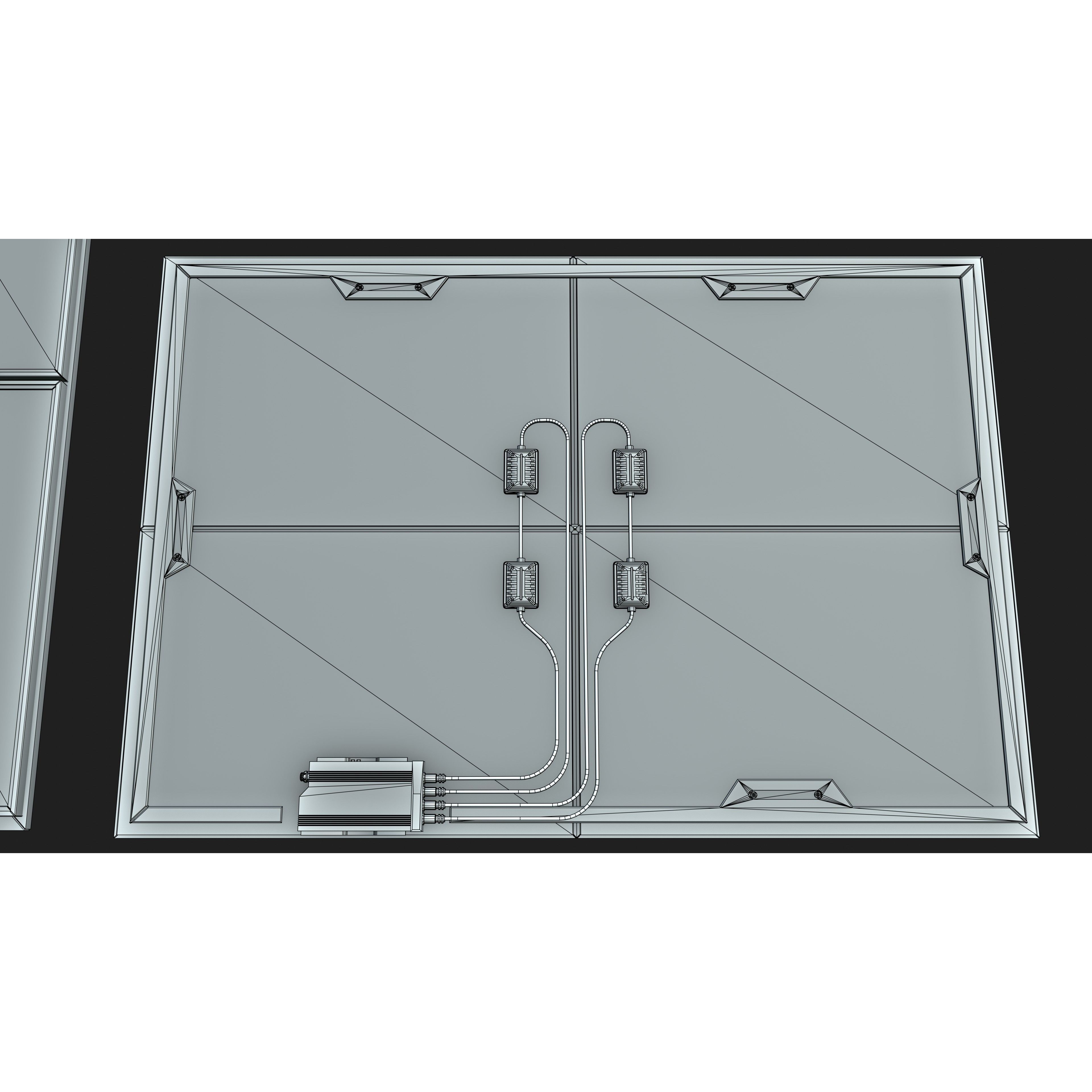 Solar Panel - Low-Poly Game-Ready 3D Model - View 20