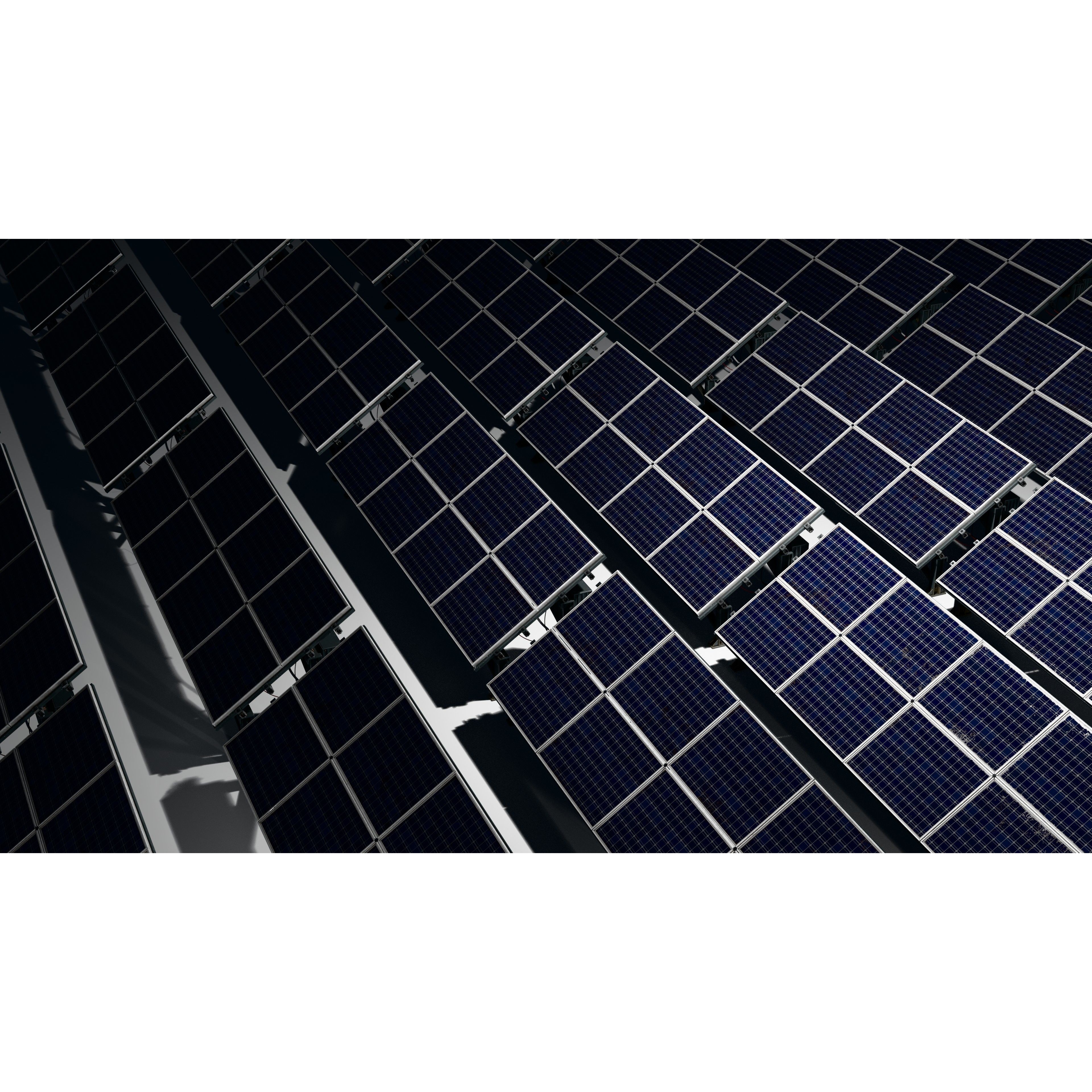 Solar Panel - Low-Poly Game-Ready 3D Model - View 7