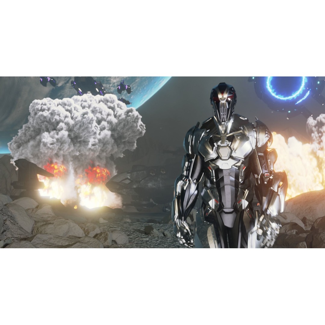 Sci-Fi Robotic Character 3D Model – Low Poly Rigged Game Asset, FBX - View 24