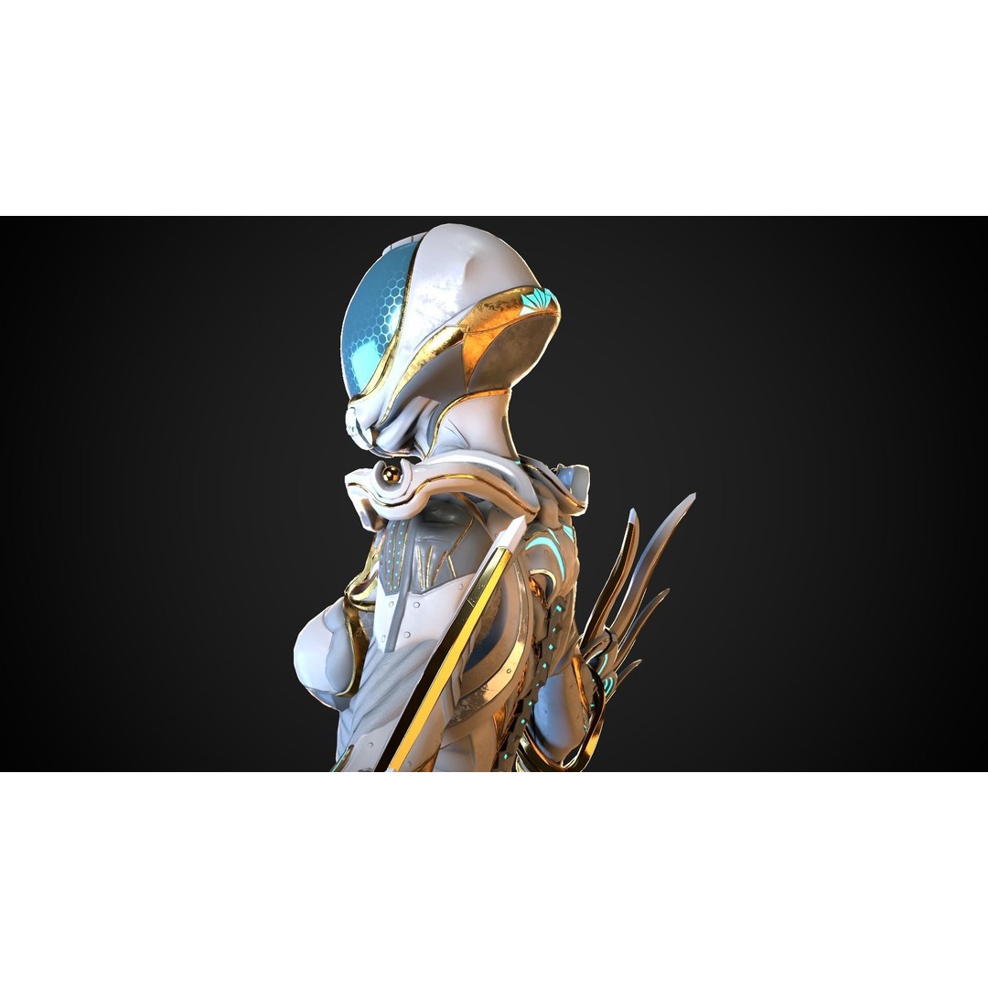 Cyborg M Series 3D Model – Low Poly Game Ready Character, FBX - View 11