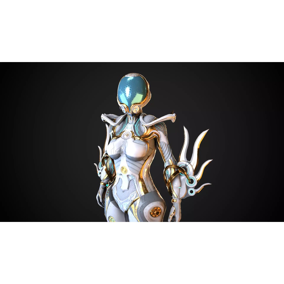 Cyborg M Series 3D Model – Low Poly Game Ready Character, FBX - View 2
