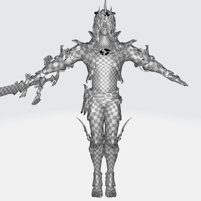 Viego 3D Model – Low Poly Game Ready Character, FBX
