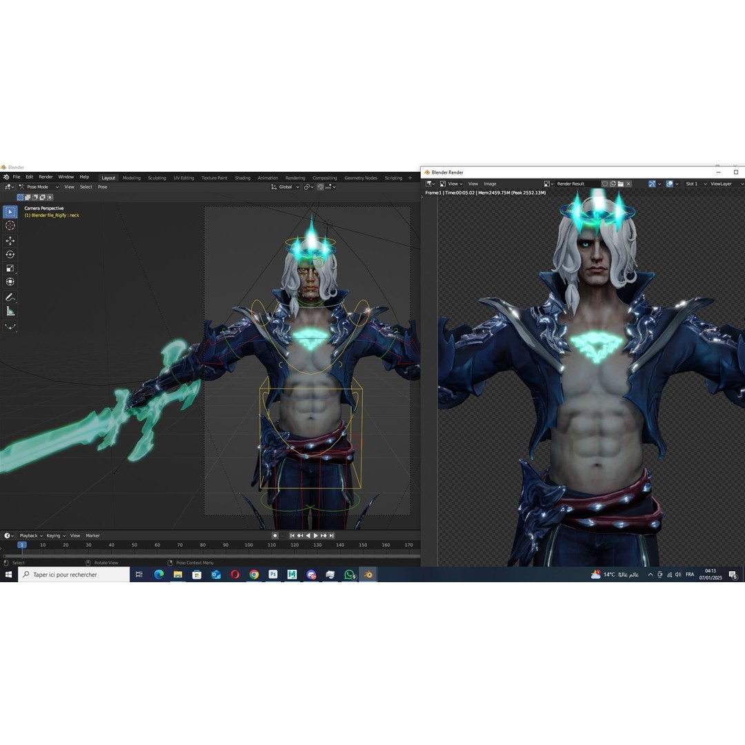 Viego 3D Model – Low Poly Game Ready Character, FBX - View 17