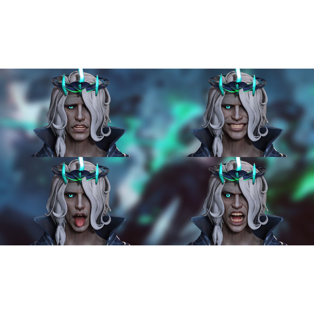 Viego 3D Model – Low Poly Game Ready Character, FBX - View 5