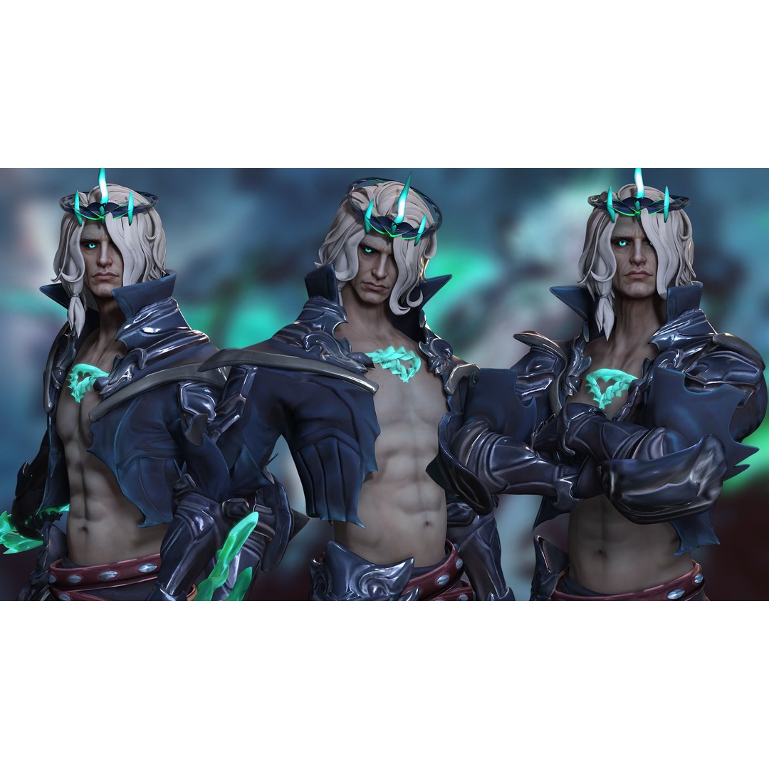 Viego 3D Model – Low Poly Game Ready Character, FBX - View 8