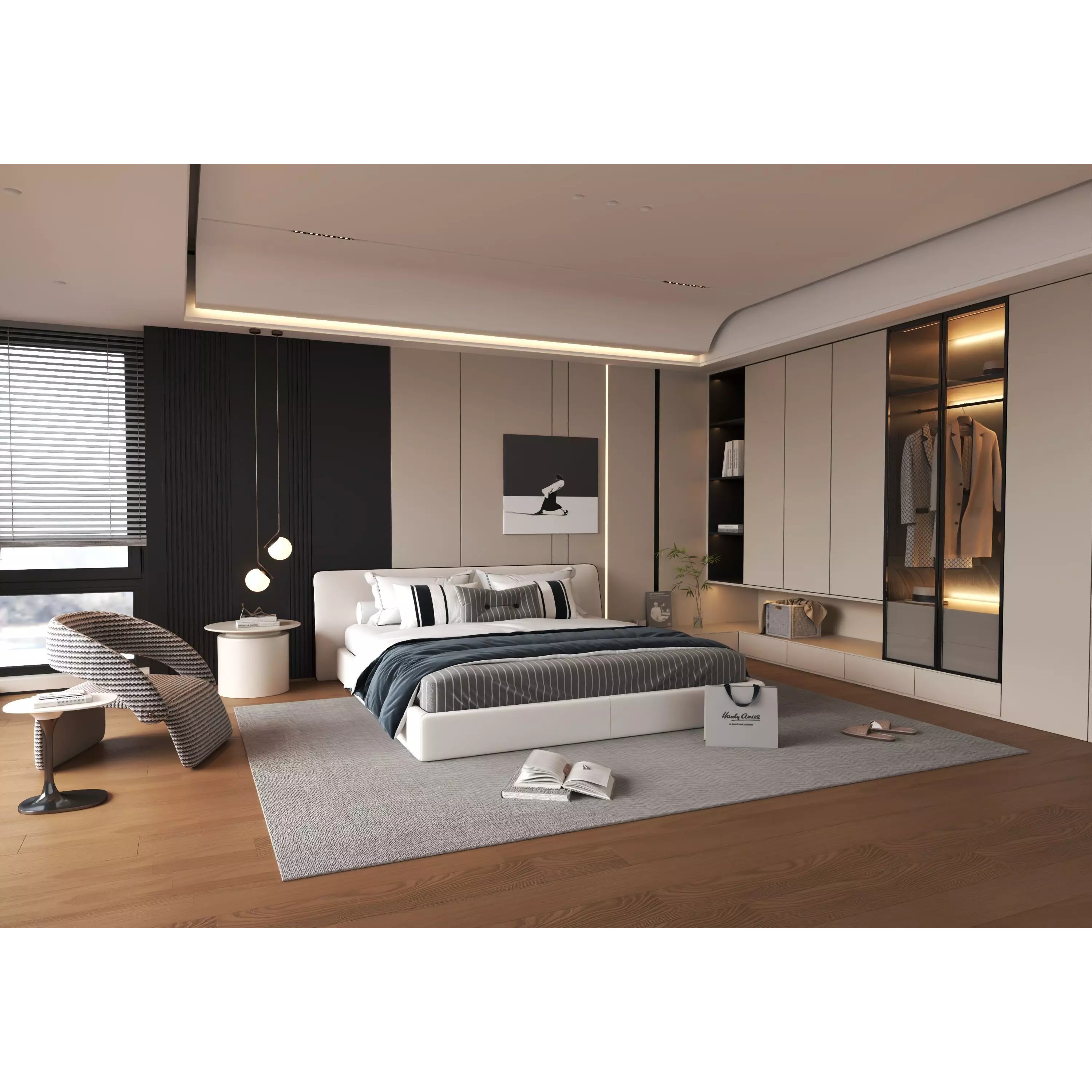 Bedroom Interior 05 - Game-Ready 3D Model - View 3