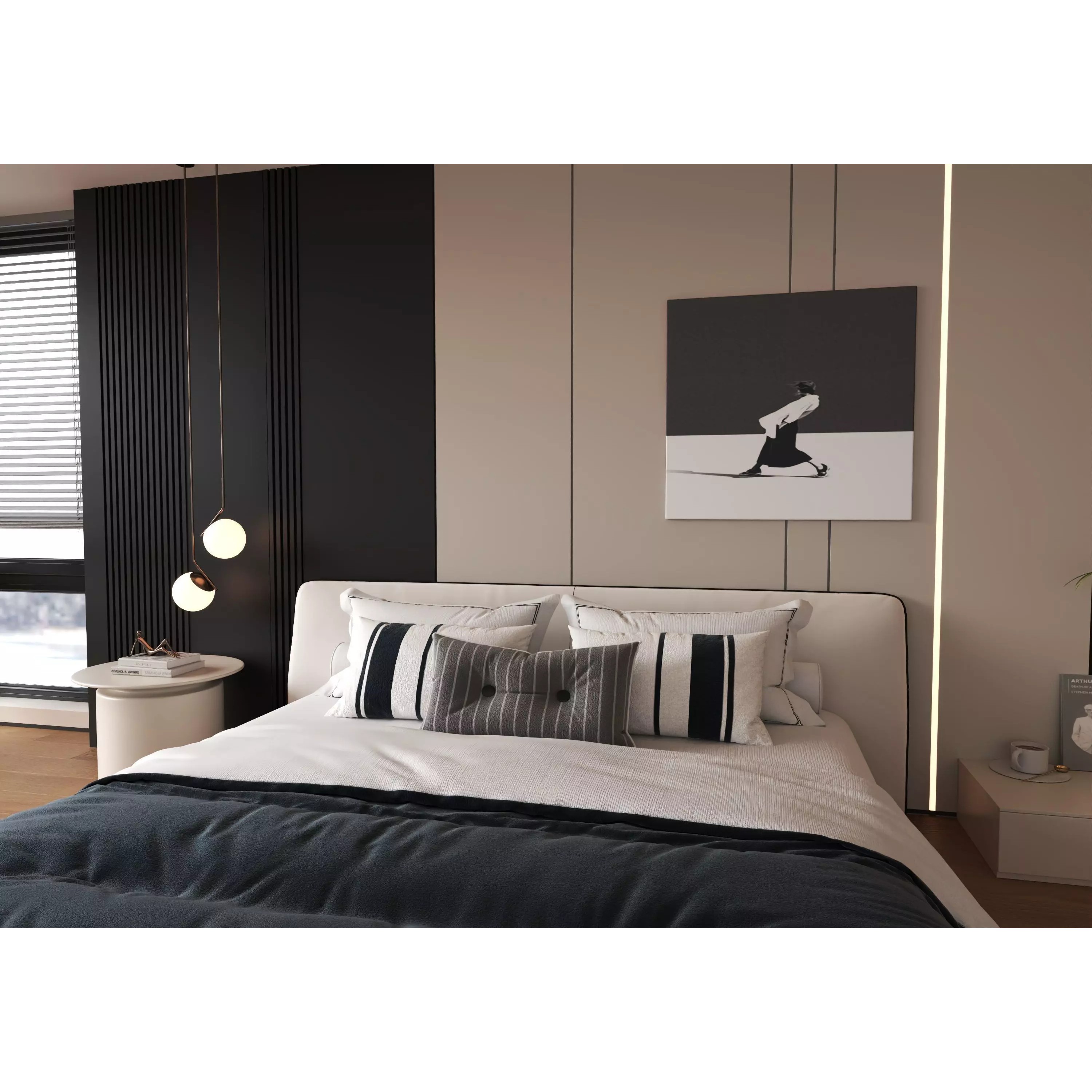 Bedroom Interior 05 - Game-Ready 3D Model - View 7