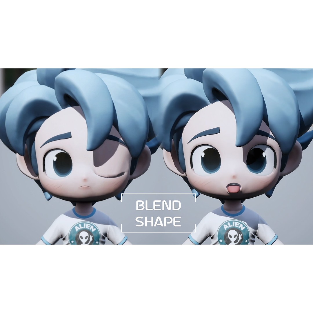 Stylized Character Tommy 3D Model – Low Poly Game Ready, FBX - View 11