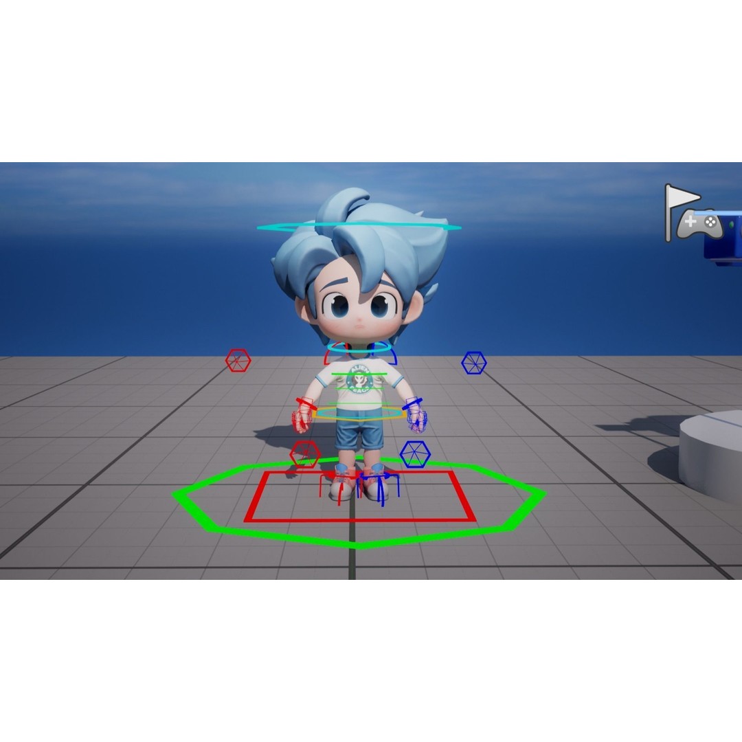 Stylized Character Tommy 3D Model – Low Poly Game Ready, FBX - View 12