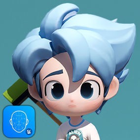 Stylized Character Tommy 3D Model – Low Poly Game Ready, FBX - View 3