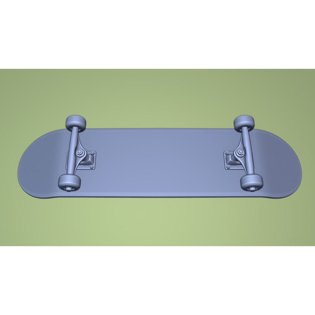 Four Realistic Skateboards 3D Model – High-Quality PBR Textures, FBX & OBJ Formats