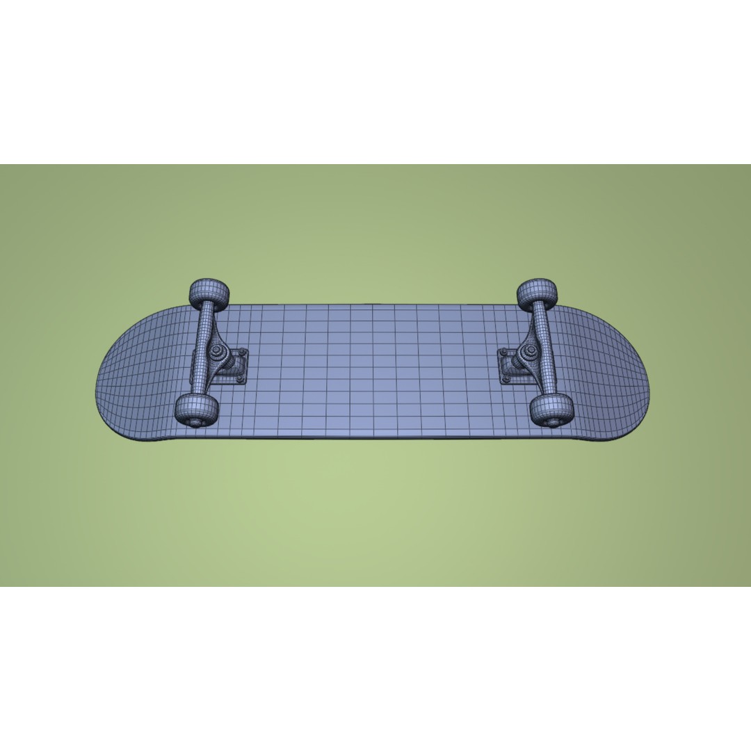 Four Realistic Skateboards 3D Model – High-Quality PBR Textures, FBX & OBJ Formats - View 14