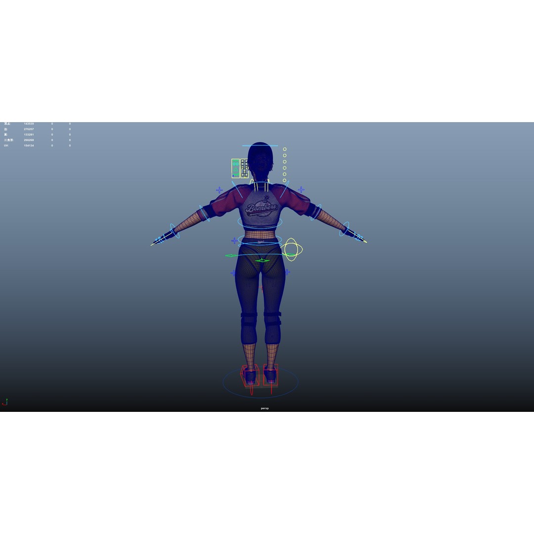 Baseballer 3D Model – Low Poly Rigged Character for Animation