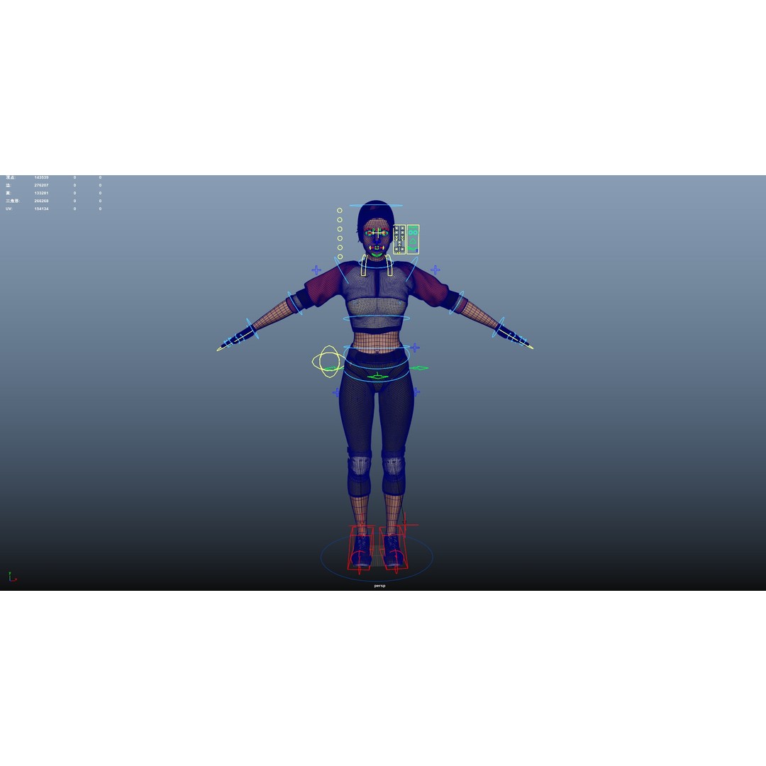 Baseballer 3D Model – Low Poly Rigged Character for Animation - View 22