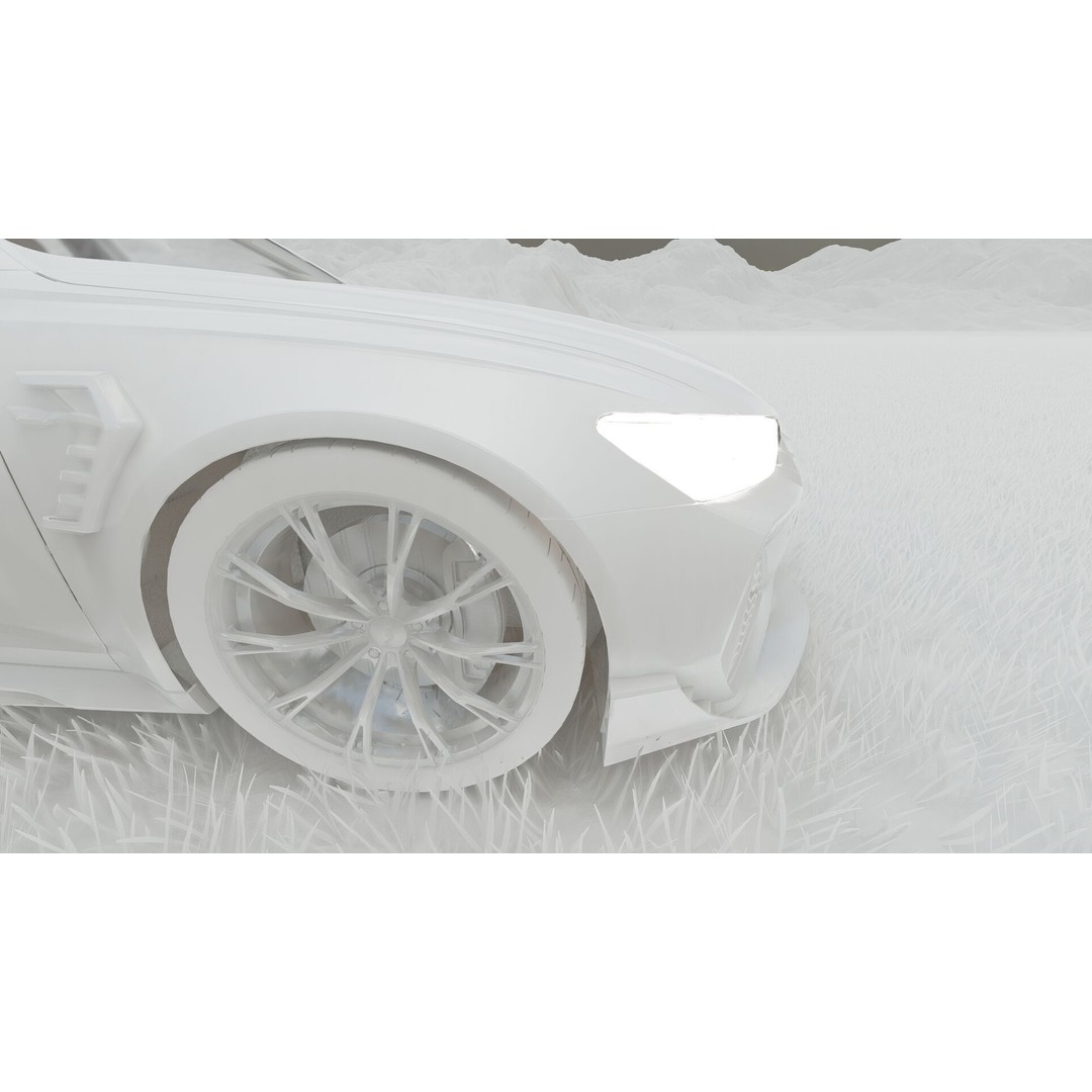 Audi RS6-R Avant 3D Model – High Poly Vehicle with Interior, FBX - View 37