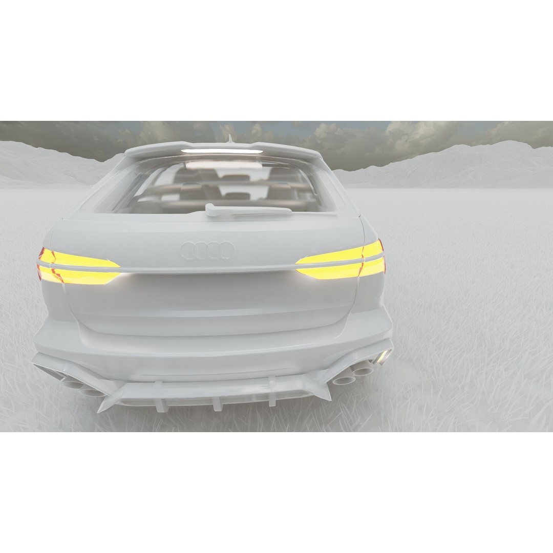 Audi RS6-R Avant 3D Model – High Poly Vehicle with Interior, FBX - View 41