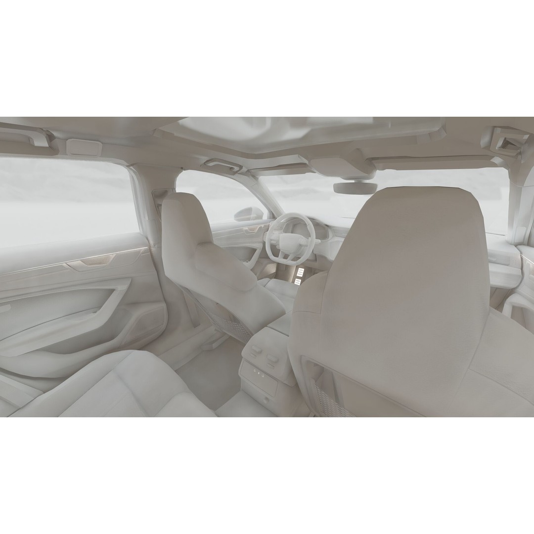 Audi RS6-R Avant 3D Model – High Poly Vehicle with Interior, FBX - View 44