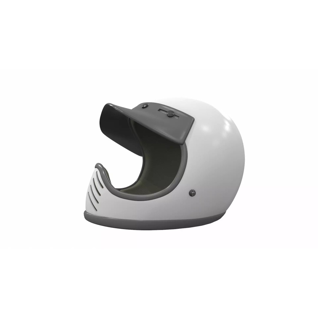 Motorcycle Helmet MH-04 3D Model – PBR Game-Ready Asset, FBX/OBJ - View 2