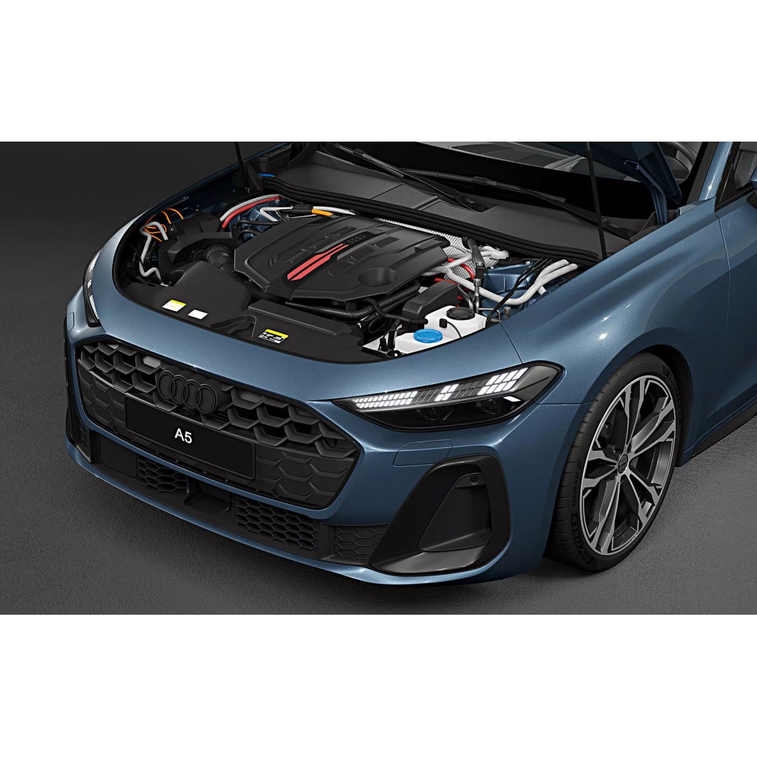 2025 Audi A5 Avant 3D Model – Photorealistic Vehicle Asset, FBX, OBJ - View 12