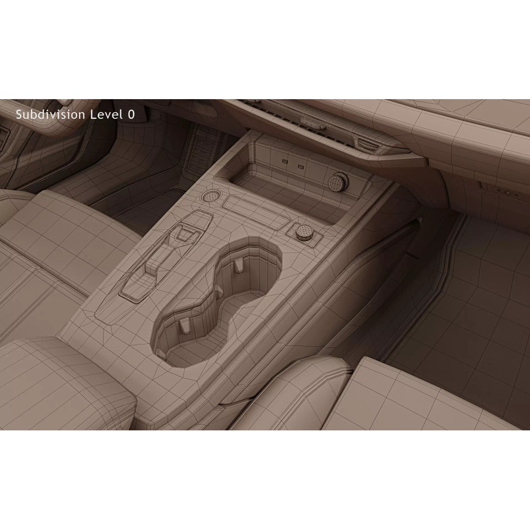 2025 Audi A5 Avant 3D Model – Photorealistic Vehicle Asset, FBX, OBJ - View 38