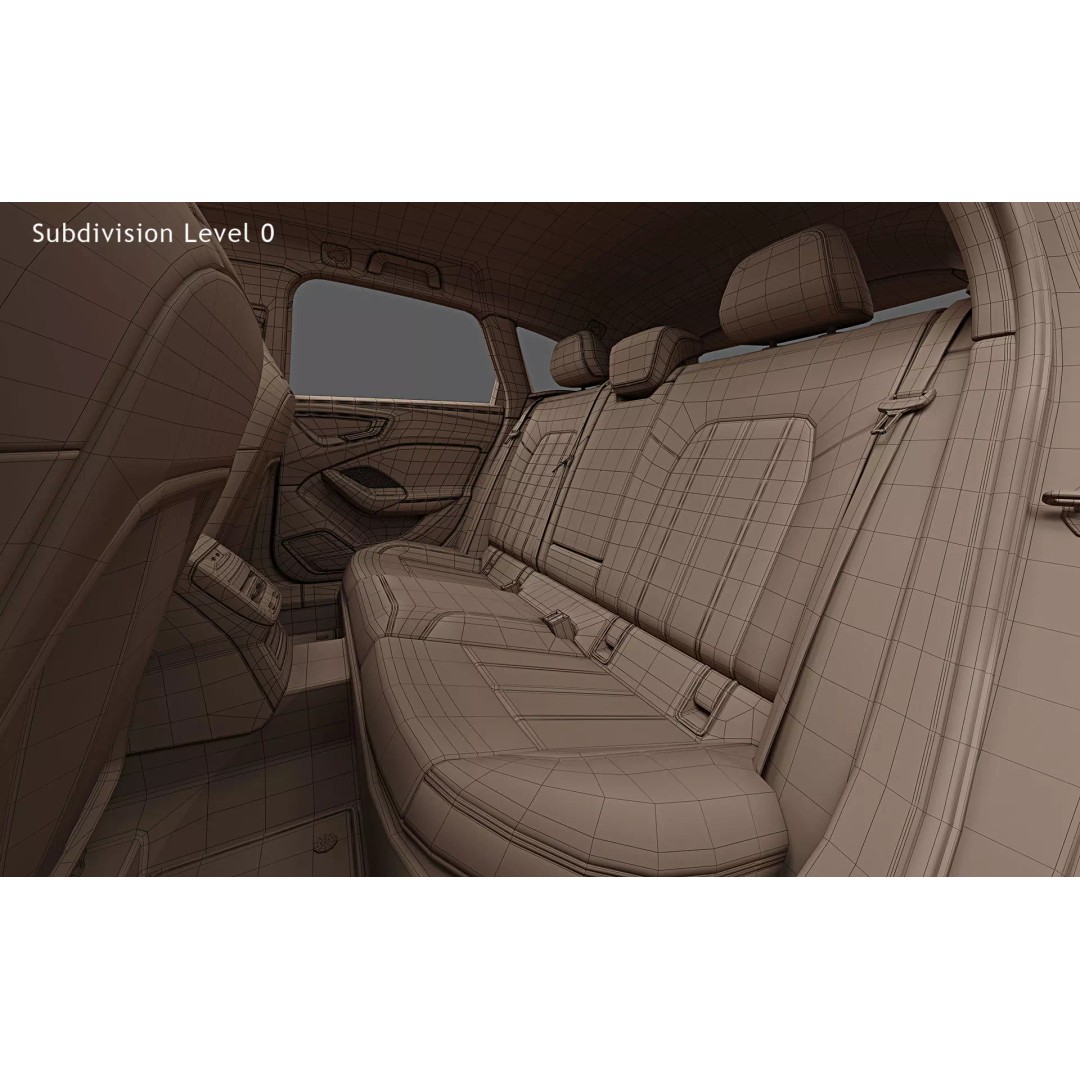2025 Audi A5 Avant 3D Model – Photorealistic Vehicle Asset, FBX, OBJ - View 39