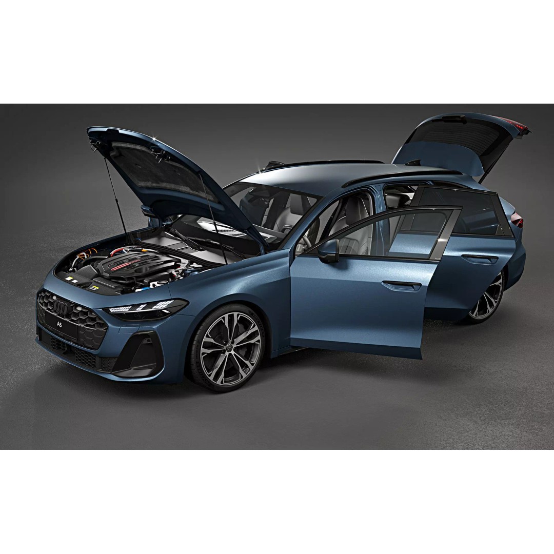 2025 Audi A5 Avant 3D Model – Photorealistic Vehicle Asset, FBX, OBJ - View 4