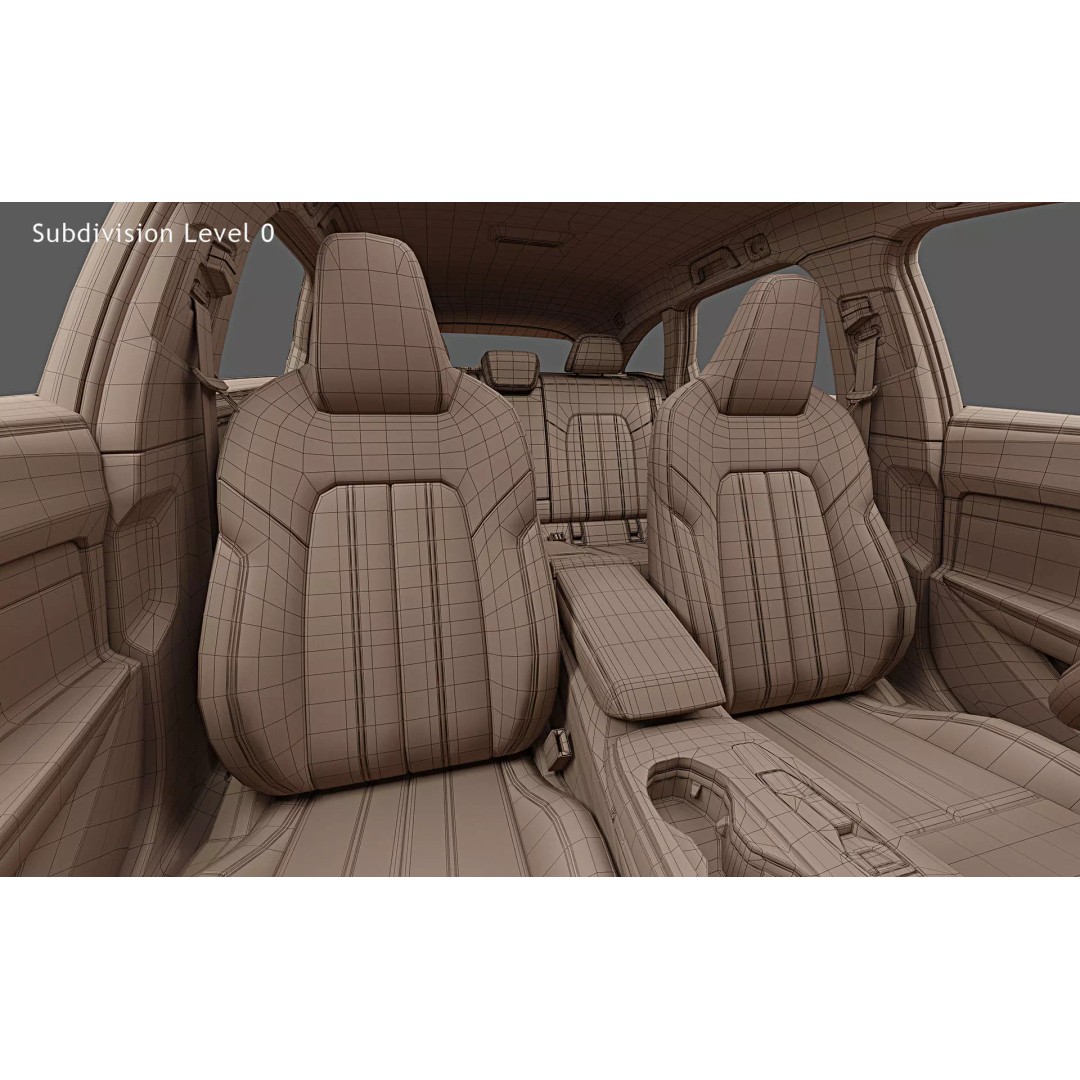 2025 Audi A5 Avant 3D Model – Photorealistic Vehicle Asset, FBX, OBJ - View 40