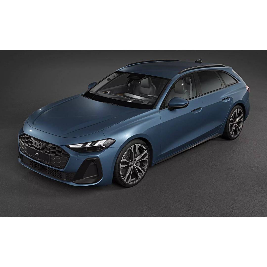 2025 Audi A5 Avant 3D Model – Photorealistic Vehicle Asset, FBX, OBJ - View 8