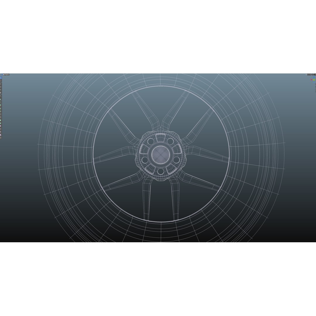 HRE FF21 3D Model – Low Poly Vehicle Wheel, PBR Textures, FBX - View 22