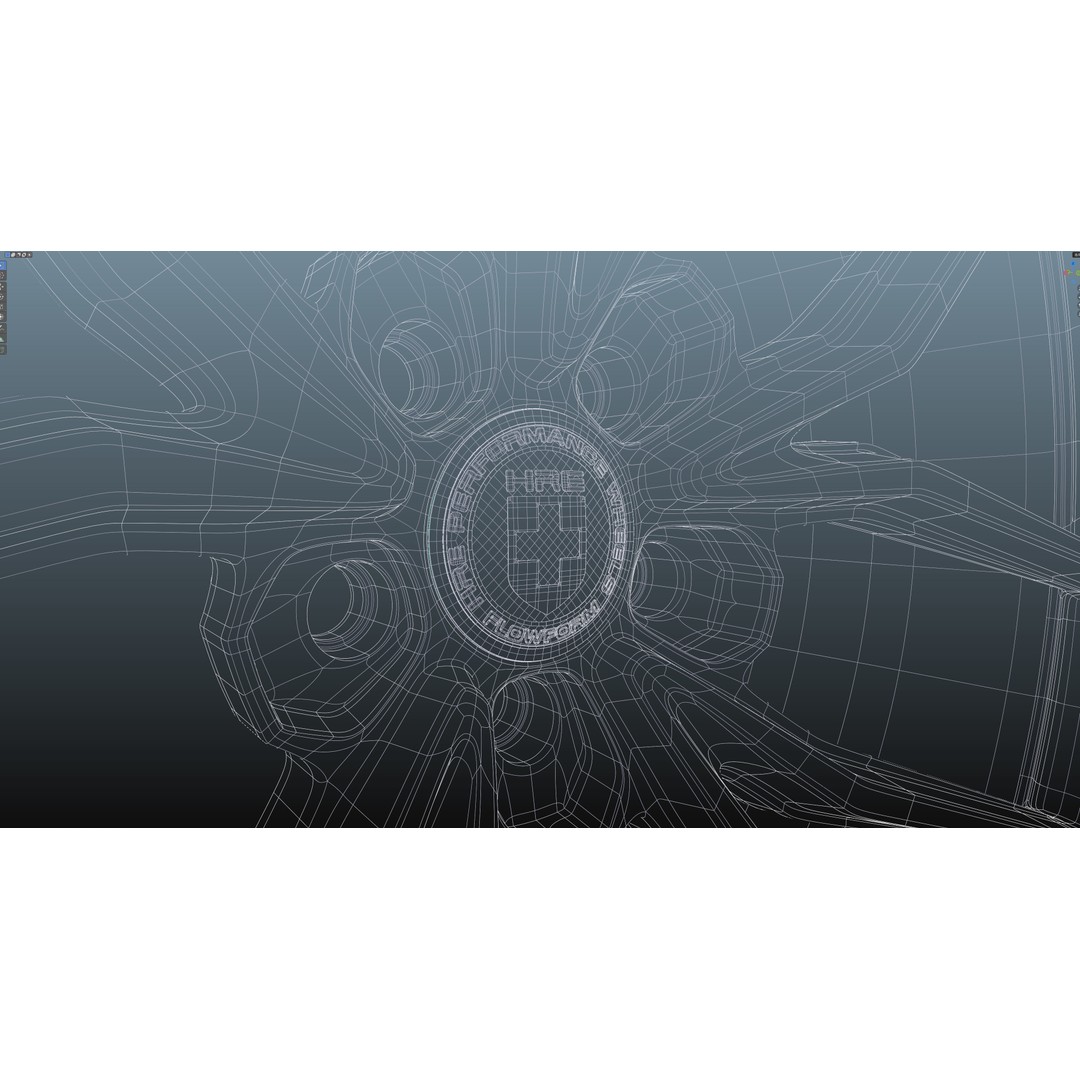 HRE FF21 3D Model – Low Poly Vehicle Wheel, PBR Textures, FBX - View 23