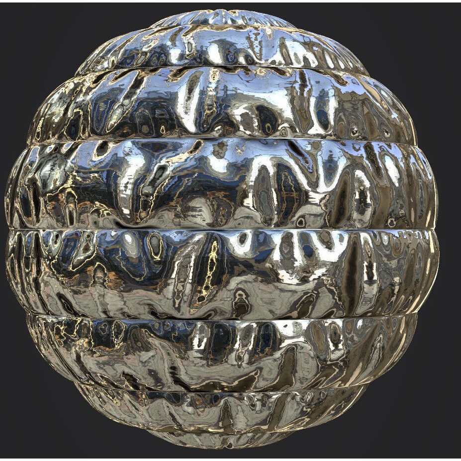 Spacecraft Insulation Tiling Textures - PBR Materials 3D Model