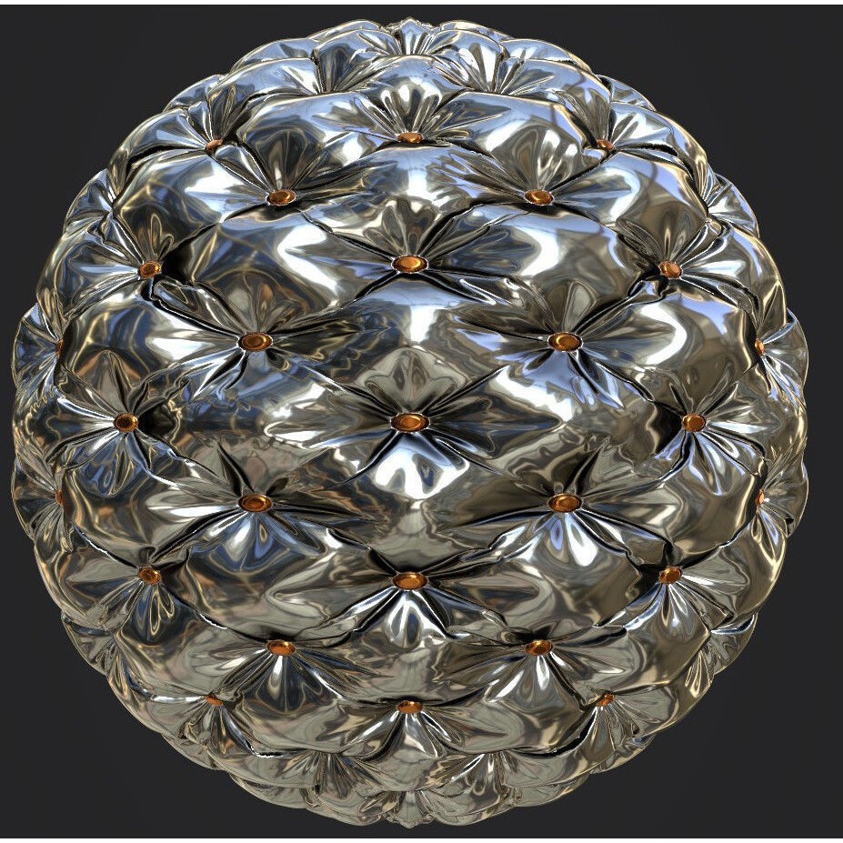 Spacecraft Insulation Tiling Textures - PBR Materials 3D Model - View 10