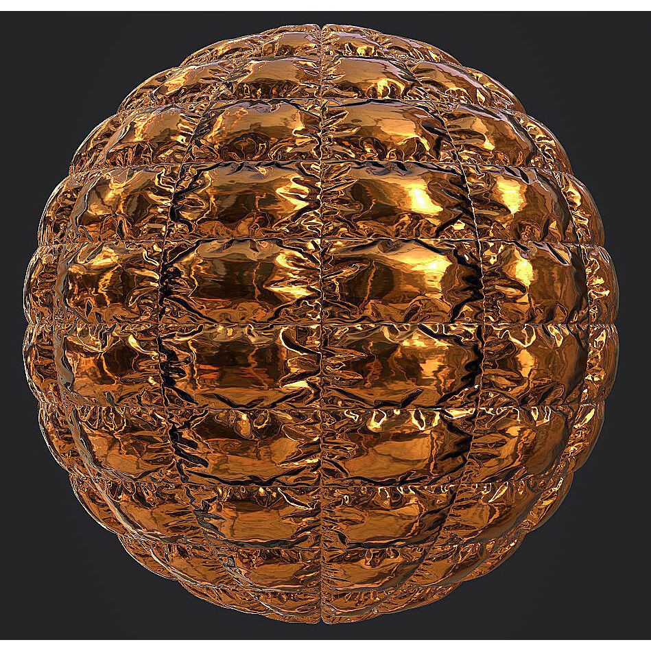 Spacecraft Insulation Tiling Textures - PBR Materials 3D Model - View 11