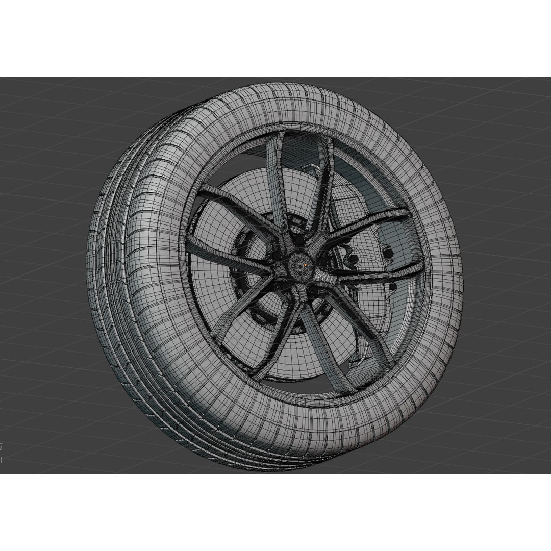 Porsche Cayenne Turbo GT 2024 3D Model – High Poly Rigged Asset, Blender, FBX, OBJ - View 12