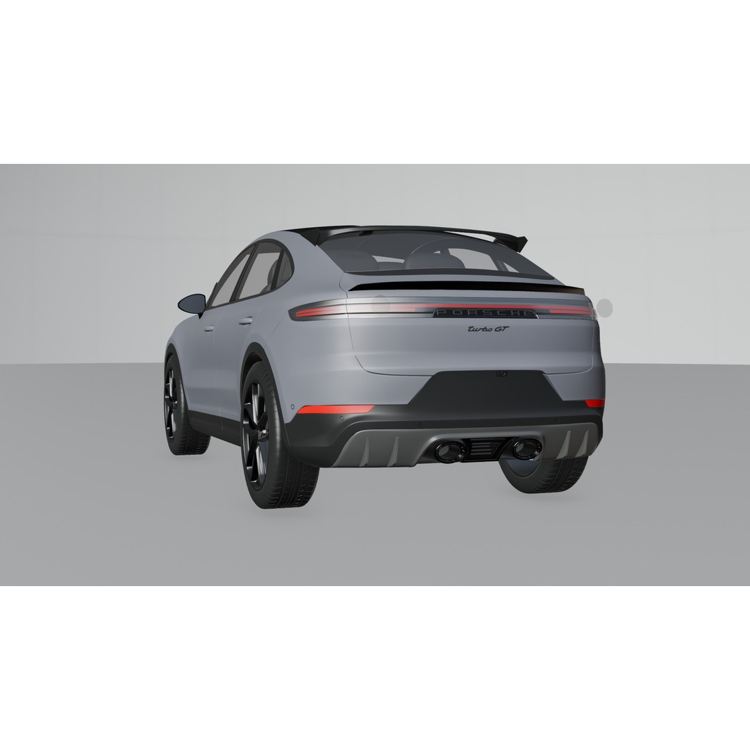 Porsche Cayenne Turbo GT 2024 3D Model – High Poly Rigged Asset, Blender, FBX, OBJ - View 7