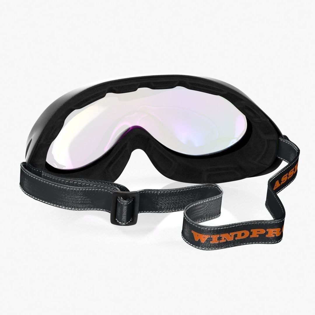 Windproof Sport Glasses 3D Model – High Poly PBR Textured, FBX - View 5