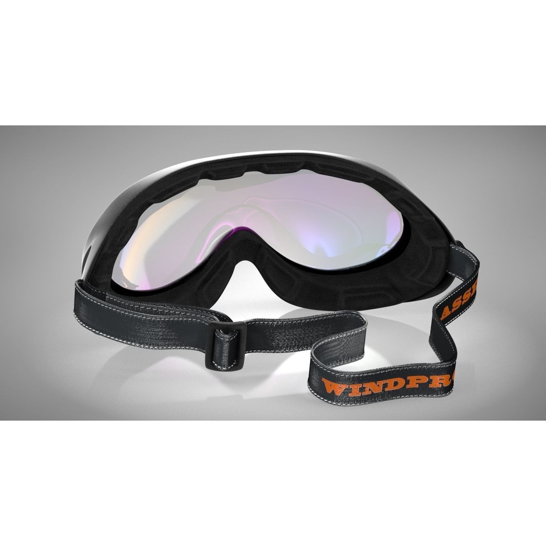 Windproof Sport Glasses 3D Model – High Poly PBR Textured, FBX - View 9