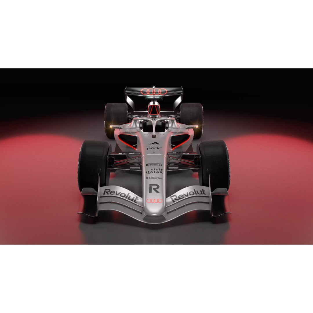 2026 Audi F1 Showcar 3D Model – Low Poly Racing Asset, PBR, FBX - View 2