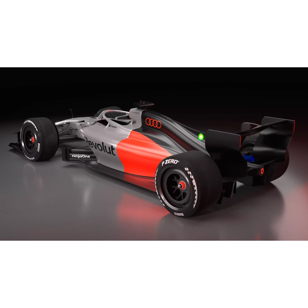 2026 Audi F1 Showcar 3D Model – Low Poly Racing Asset, PBR, FBX - View 5