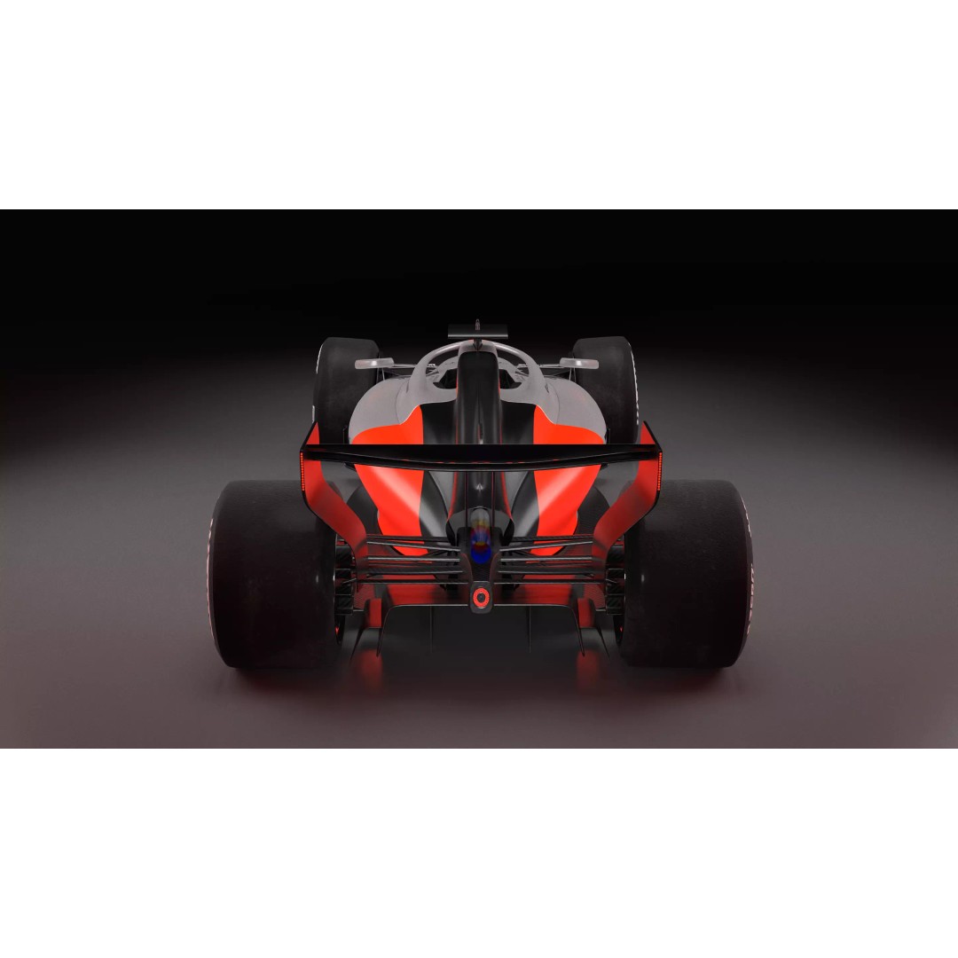 2026 Audi F1 Showcar 3D Model – Low Poly Racing Asset, PBR, FBX - View 6