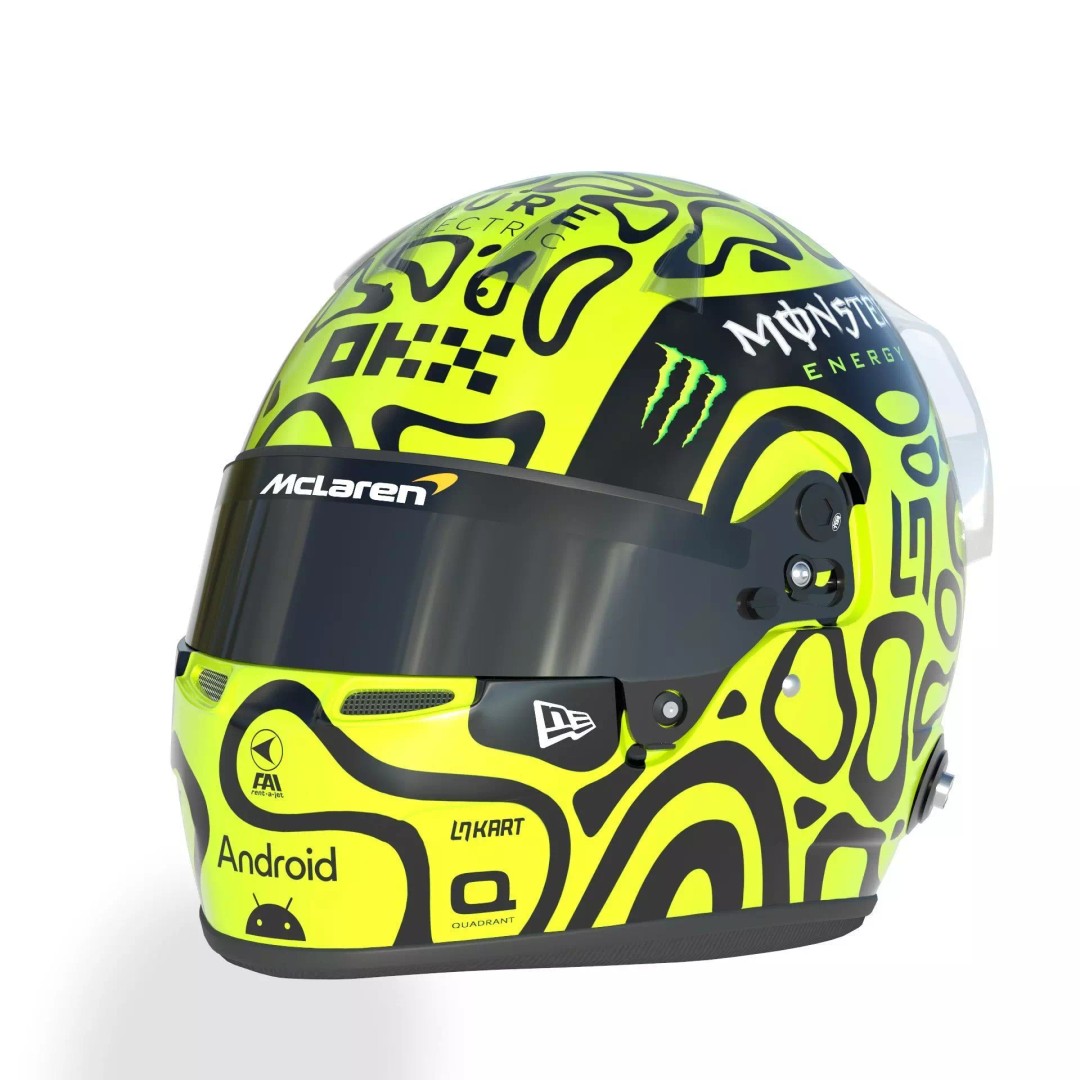 McLaren Helmet 3D Model – High Detail PBR Asset, FBX, OBJ - View 20