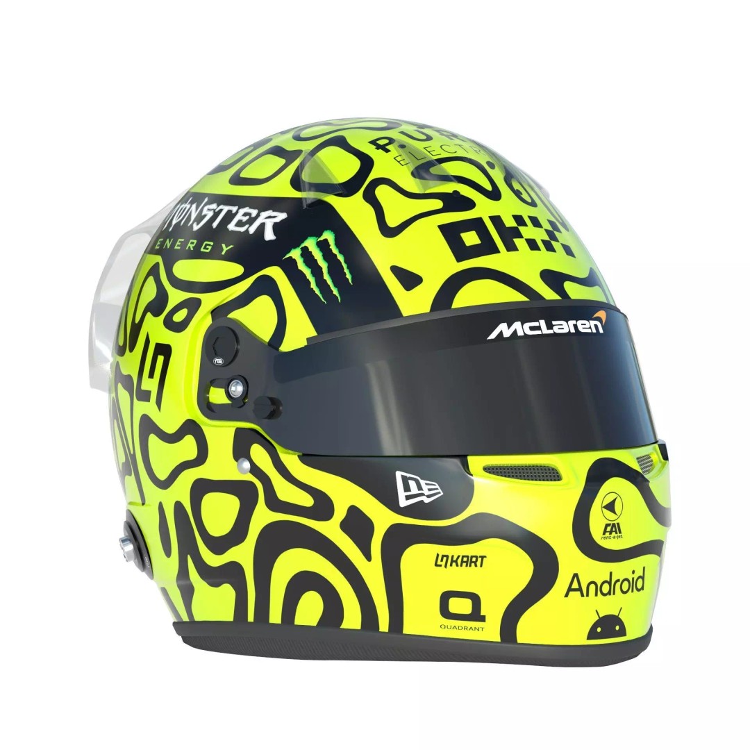 McLaren Helmet 3D Model – High Detail PBR Asset, FBX, OBJ - View 26