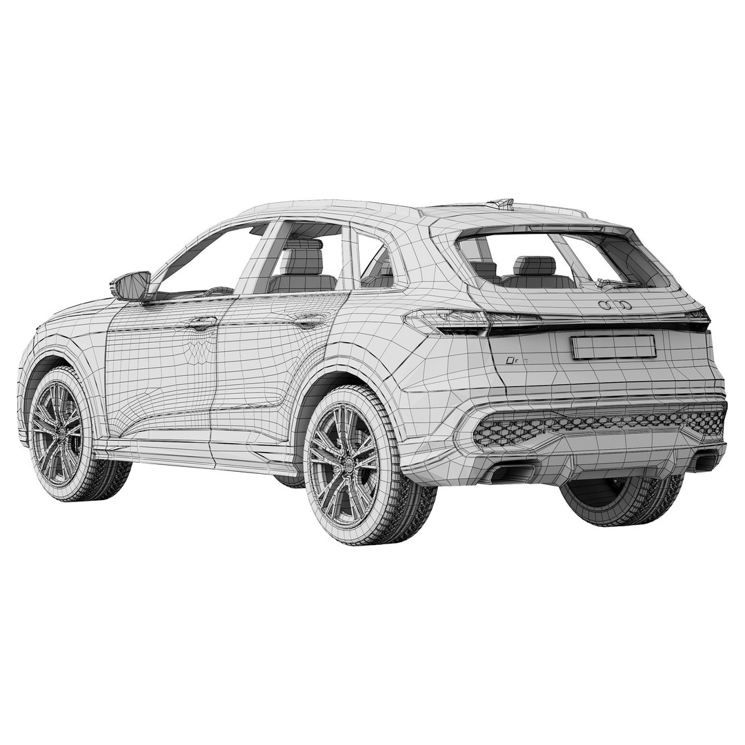 Audi Q5 2025 3D Model – High Poly SUV Asset, FBX, PBR Textures - View 17